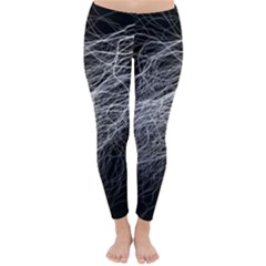 Flash Black Thunderstorm Classic Winter Leggings by BangZart