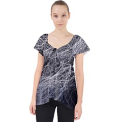 Flash Black Thunderstorm Lace Front Dolly Top