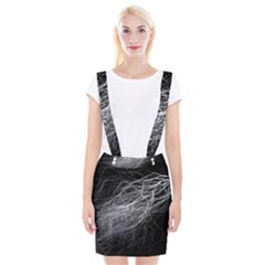 Flash Black Thunderstorm Braces Suspender Skirt by BangZart