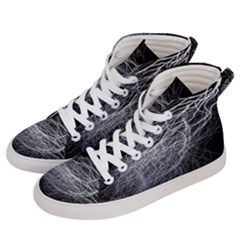 Flash Black Thunderstorm Women s Hi-top Skate Sneakers by BangZart