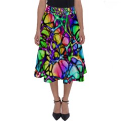 Network Nerves Nervous System Line Perfect Length Midi Skirt