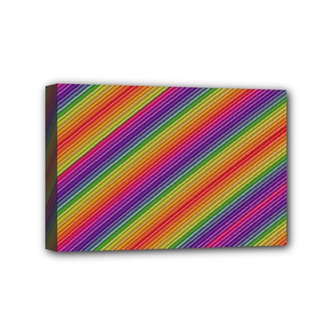 Spectrum Psychedelic Mini Canvas 6  X 4  by BangZart