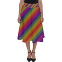 Spectrum Psychedelic Perfect Length Midi Skirt View1