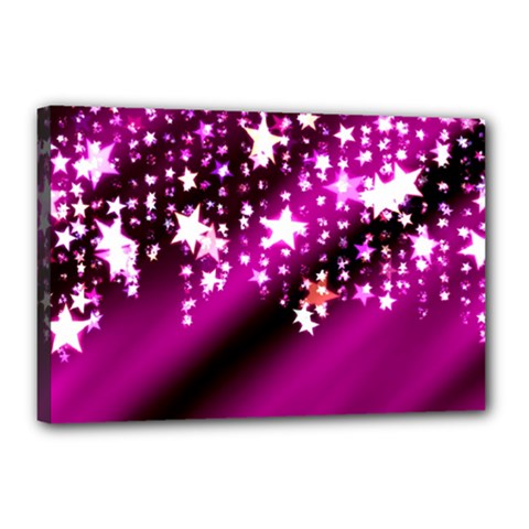 Background Christmas Star Advent Canvas 18  X 12  by BangZart