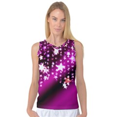 Background Christmas Star Advent Women s Basketball Tank Top by BangZart