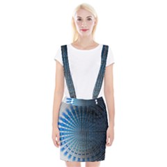 Data Computer Internet Online Braces Suspender Skirt by BangZart