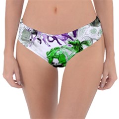 Horse Horses Animal World Green Reversible Classic Bikini Bottoms by BangZart