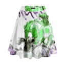 Horse Horses Animal World Green High Waist Skirt View1