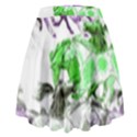 Horse Horses Animal World Green High Waist Skirt View2