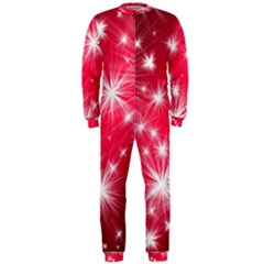 Christmas Star Advent Background Onepiece Jumpsuit (men)  by BangZart