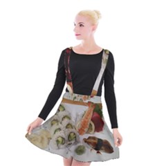 Sushi And Bento Suspender Skater Skirt by all7sins