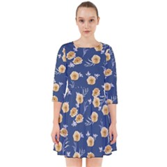 Golden Roses Smock Dress by jumpercat