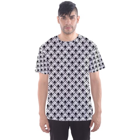 Geometric Scales Pattern Men s Sports Mesh Tee by jumpercat