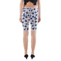 Blue Roses Yoga Cropped Leggings View2