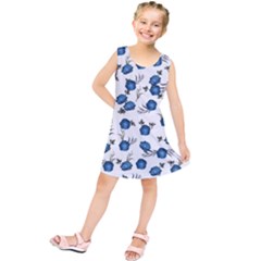 Blue Roses Kids  Tunic Dress by jumpercat