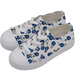 Blue Roses Kids  Low Top Canvas Sneakers