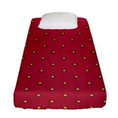 Strawberry Pattern Fitted Sheet (single Size) by jumpercat