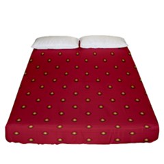 Strawberry Pattern Fitted Sheet (california King Size) by jumpercat