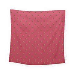 Strawberry Pattern Square Tapestry (small) by jumpercat