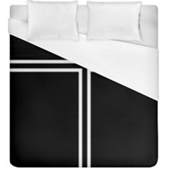 Kof Kyo Kusanagi Cross Duvet Cover (king Size) by jumpercat