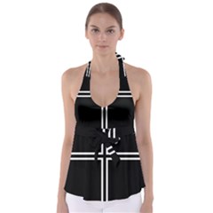 Kof Kyo Kusanagi Cross Babydoll Tankini Top by jumpercat