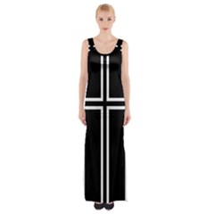 Kof Kyo Kusanagi Cross Maxi Thigh Split Dress by jumpercat