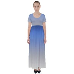 Aurora High Waist Short Sleeve Maxi Dress