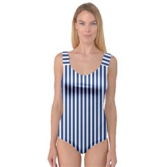 Blue Stripes Princess Tank Leotard  by jumpercat