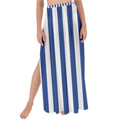 Blue Stripes Maxi Chiffon Tie-up Sarong