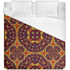 Geometric Pattern Duvet Cover (king Size) by linceazul