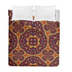 Geometric Pattern Duvet Cover Double Side (full/ Double Size) by linceazul