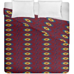 Geometric Pattern Duvet Cover Double Side (king Size) by linceazul