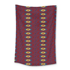 Geometric Pattern Small Tapestry by linceazul