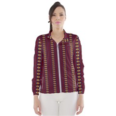 Geometric Pattern Wind Breaker (women)