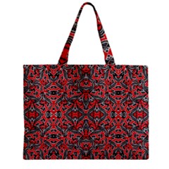 Exotic Intricate Modern Pattern Zipper Mini Tote Bag by dflcprints