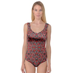 Exotic Intricate Modern Pattern Princess Tank Leotard  by dflcprints