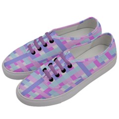 Gingham Nursery Baby Blue Pink Men s Classic Low Top Sneakers