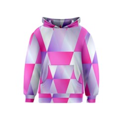 Gradient Geometric Shiny Light Kids  Pullover Hoodie by BangZart