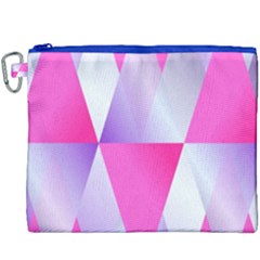 Gradient Geometric Shiny Light Canvas Cosmetic Bag (xxxl) by BangZart