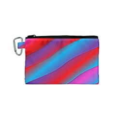 Diagonal Gradient Vivid Color 3d Canvas Cosmetic Bag (small) by BangZart