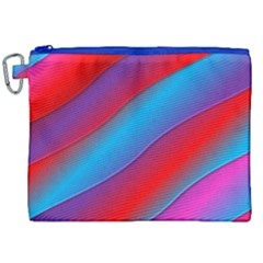 Diagonal Gradient Vivid Color 3d Canvas Cosmetic Bag (xxl) by BangZart