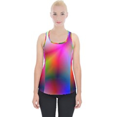 Course Gradient Background Color Piece Up Tank Top