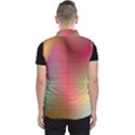 Colorful Colors Wave Gradient Men s Puffer Vest View2