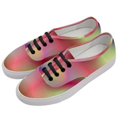 Colorful Colors Wave Gradient Women s Classic Low Top Sneakers