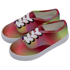 Colorful Colors Wave Gradient Kids  Classic Low Top Sneakers