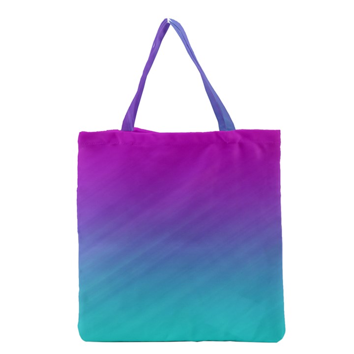 Background Pink Blue Gradient Grocery Tote Bag