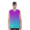 Background Pink Blue Gradient Men s Basketball Tank Top View1