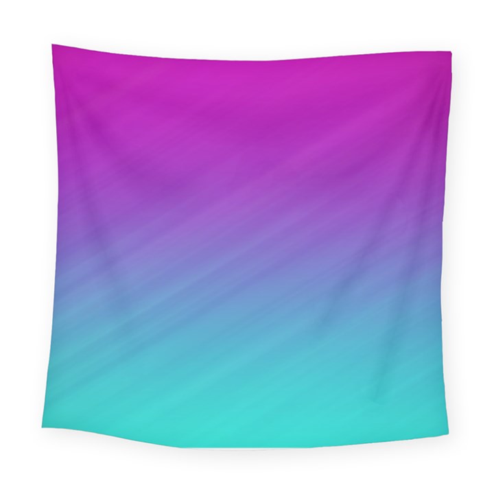 Background Pink Blue Gradient Square Tapestry (Large)