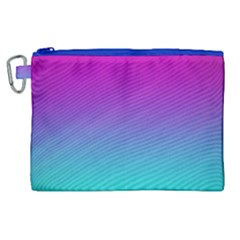 Background Pink Blue Gradient Canvas Cosmetic Bag (xl)