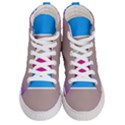 Pattern Template Banner Background Women s Hi-Top Skate Sneakers View1